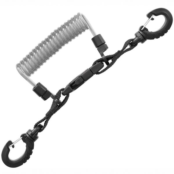 Mares Lanyard Inox Spiral With Spring