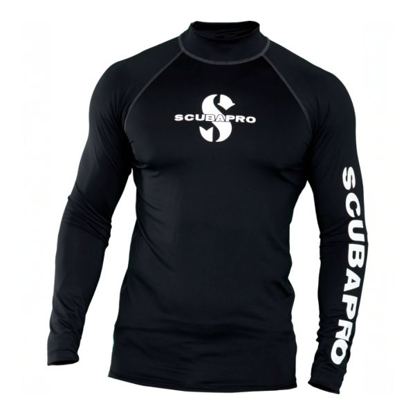 Scubapro UPF 50 Rash Guard Black LS Man