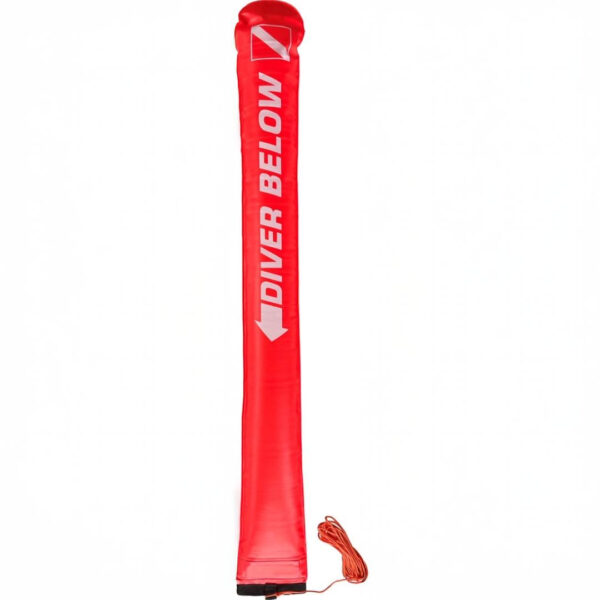 Scubapro Surface Marker Buoy, PVC, Orange, 1.3m - Bild 2