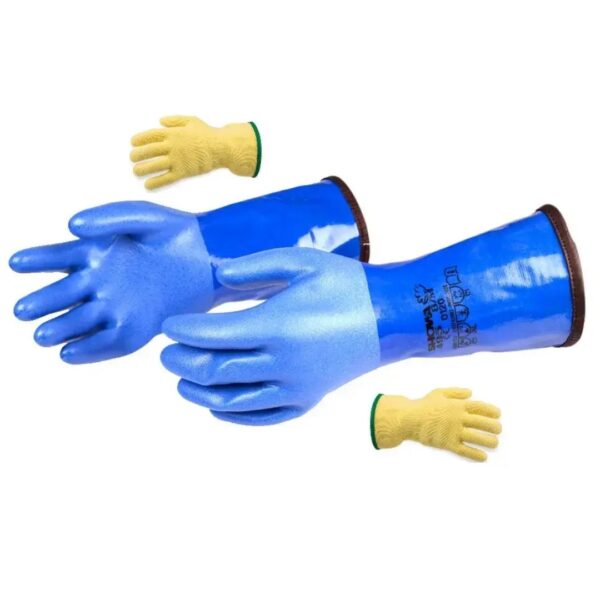 Si-tech Blue PVC Handskar